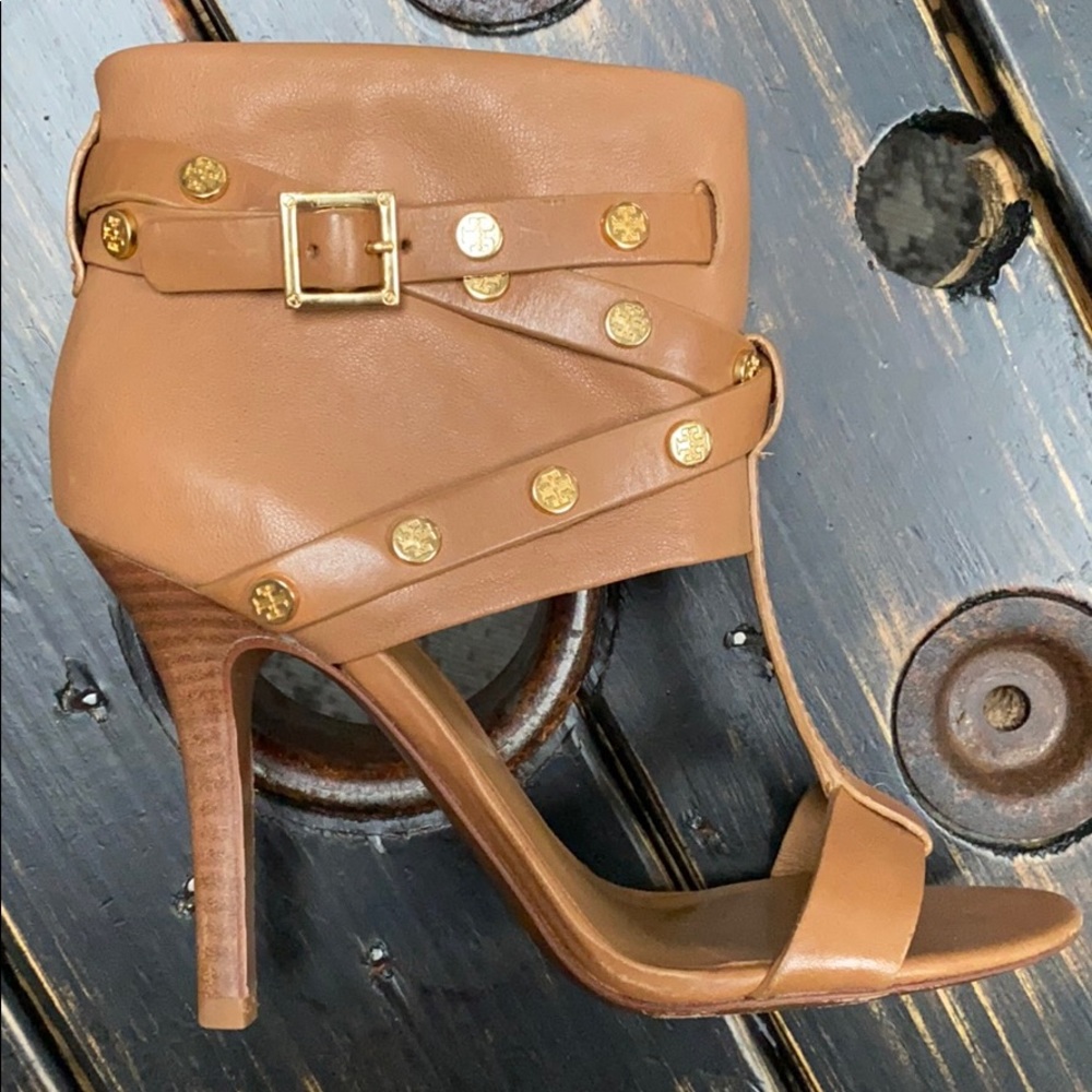 Tory Burch Embellished Strap Boot T Sandal - Picture 1 of 12